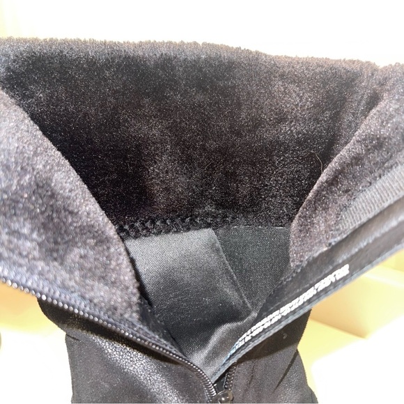 BARE TRAPS Womens Willow Black Heeled Riding Boots Round Toe Stacked Heel - Picture 10 of 16